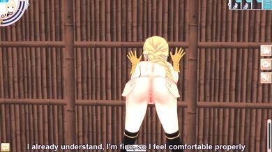 Alice Zuberg Getting Fucked Outside By Kirito As She Masturbates In 3D Anime Hentai