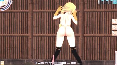 Alice Zuberg Getting Fucked Outside By Kirito As She Masturbates In 3D Anime Hentai