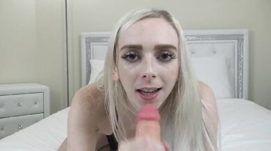 Blonde Freckles Destroyed By Dick Worship JOI With Cum Countdown