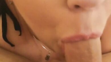 BBW MILF Amateur Blows and Gets Destroyed in the Ass