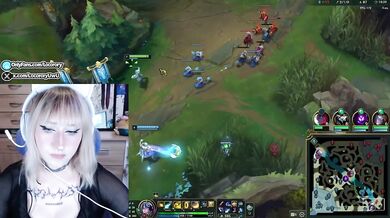 League of Legends Striptease Challenge Destroyed Gushing Edging Fucked By Mistake Egirl Gamer Girl Solo