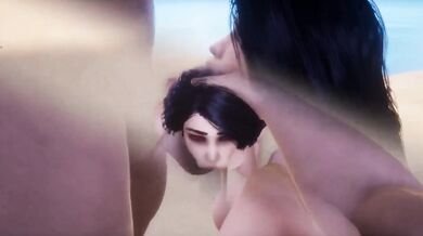 Uncensored 3D Hentai Facefuck With Big Cock Part 3