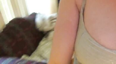 Canadian Milf Fresh Out Shower Long Wet Hair Naked Towel Drop Trying Outfits