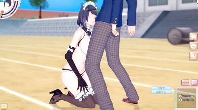Kujou Sara Big Tits Genshin Impact Koikatsu 3DCG Hentai Sex Cumshot