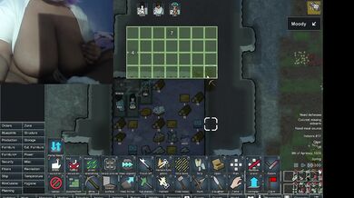 Chubby Black Gamer Girl Destroyed By Big Tits Rimworld Playthrough