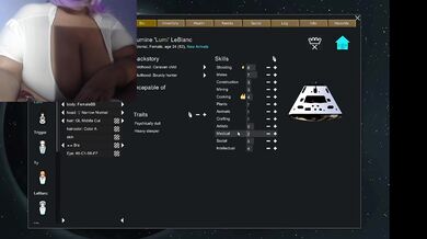 Chubby Black Gamer Girl Destroyed By Big Tits Rimworld Playthrough