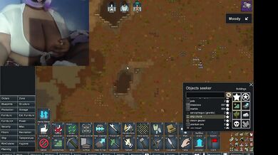Chubby Black Gamer Girl Destroyed By Big Tits Rimworld Playthrough