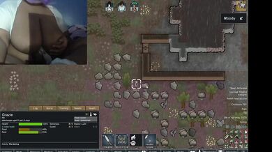 Chubby Black Gamer Girl Destroyed By Big Tits Rimworld Playthrough