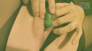 Blonde MILF Masturbates Herself to Loud Moaning Orgasm With Vibrator Stockings Big Tits