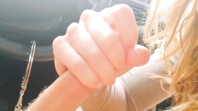 Blonde Amateur Swallows Big Cum Gushing
