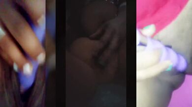 Wet Ebony Pussy Destroyed Squirting Solo With Big Tits And Toys