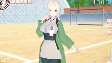 Tsunade Destroyed By Big Tits Bukkake And Creampie 3DCG Hentai Game Koikatsu Handjob