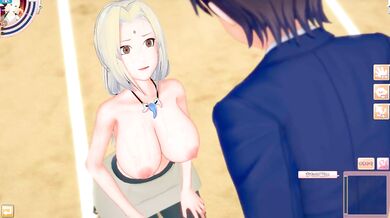 Tsunade Destroyed By Big Tits Bukkake And Creampie 3DCG Hentai Game Koikatsu Handjob