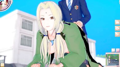 Tsunade Destroyed By Big Tits Bukkake And Creampie 3DCG Hentai Game Koikatsu Handjob