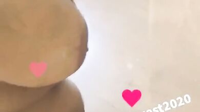 Public Handjob Destroyed Gushing Big Tits Ebony Amateur