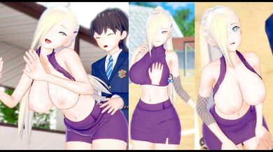 Destroyed Naruto Ino Yamanaka Big Tits 3D Hentai Koikatsu