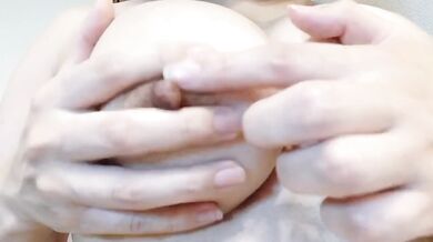 Busty Japanese Amateur Titfuck Close Up Gushing Choked Orgasm
