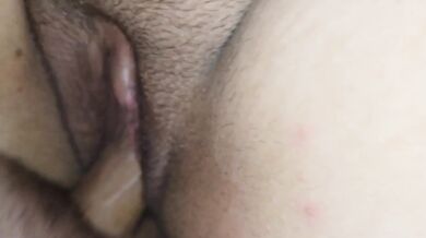 Pregnant wife squirting all over fat cock with huge belly