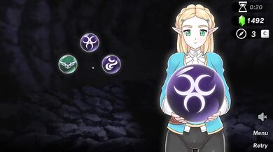 Zelda Hentai Lets Play Destroyed By Big Boobs And Butt
