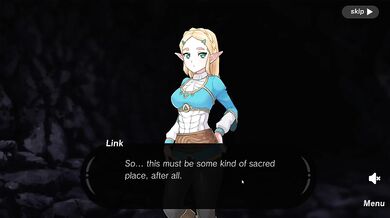 Zelda Hentai Lets Play Destroyed By Big Boobs And Butt