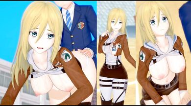 Koikatsu Historia Reiss Big Tits Destroyed Cumshot Creampie Blonde Hentai Game 3DCG