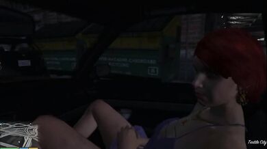 Nasty Street Whore Slut Hooker Destroyed By Rich Sugar Daddy In GTA 5 Strip Club