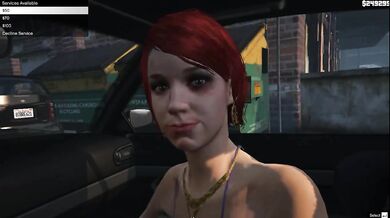 Nasty Street Whore Slut Hooker Destroyed By Rich Sugar Daddy In GTA 5 Strip Club