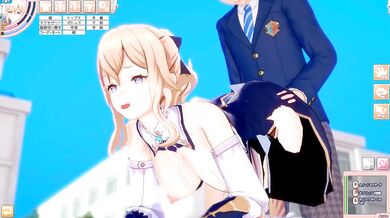Koikatsu Genshin Impact Jean Big Tits Blonde Hentai Creampie Cumshot