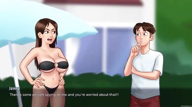 Summertime Saga 31 PC Playthrough With MILF Big Tits Cumshot