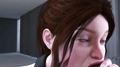 Secretary Destroyed By Monster Cock In Office Caught Blowjob Deepthroat