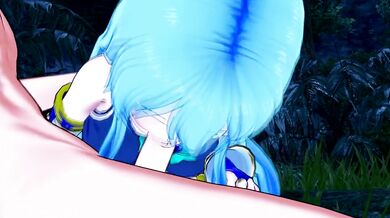 Aqua Konasuba Destroyed Gushing Blowjob Doggy In Cave Big Tits Big Ass Exclusive HD Hentai
