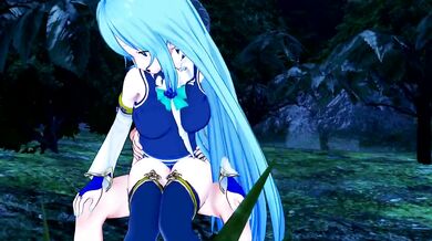 Aqua Konasuba Destroyed Gushing Blowjob Doggy In Cave Big Tits Big Ass Exclusive HD Hentai