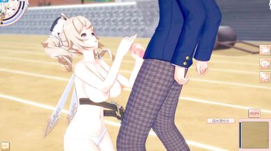 Destroyed Barbara Big Tits Genshin Impact Hentai Koikatsu 3DCG Creampie Blowjob