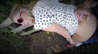 Dutch Amateur MILF Destroyed in Public Polder Anal Outdoor Sex