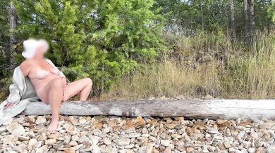 Russian Milf Piss Record Challenge Outdoors Destroyed Gushing Choked