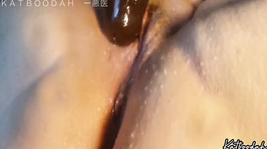 Fat Hairy Goddess KATBOODAH Squirts Big Pussy On You