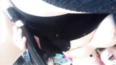 Chubby Neo Kitten Masturbates With Butt Plug And Hitachi Toys