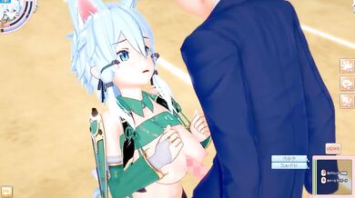 Shinon ALO Big Tits Destroyed By Rough Sex In Koikatsu 3DCG Hentai