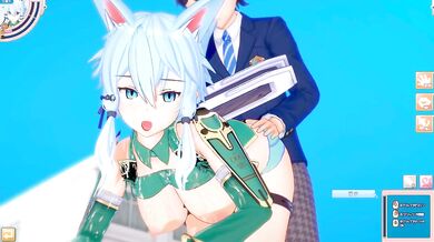 Shinon ALO Big Tits Destroyed By Rough Sex In Koikatsu 3DCG Hentai