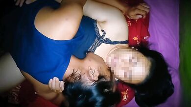 Horny Chubby Asian MILF Step Mom Gets Fucked While Nipples Played For Gushing Nipple Orgasm