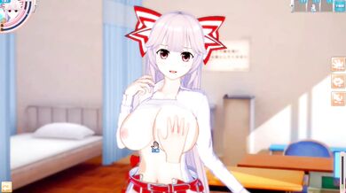 Koikatsu Tohou Hentai Fujiwara No Mokou Destroyed Gushing Creampie Rough Sex Big Tits 3D Anime