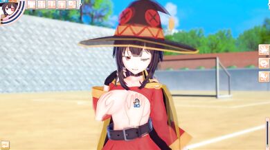 Destroyed Big Tits Konosuba Megumin Koikatsu 3DCG Cumshot Gushing Choked