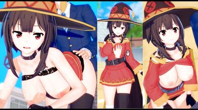 Destroyed Big Tits Konosuba Megumin Koikatsu 3DCG Cumshot Gushing Choked