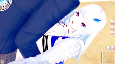 Destroyed Big Tits Vtuber Lize Helesta Bukkake Cumshot 3DCG Hentai Game
