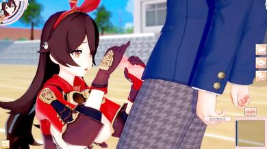 Amber Destroyed By Big Tits 3DCG Hentai Koikatsu Genshin Impact Bukkake Cumshot HD Porn