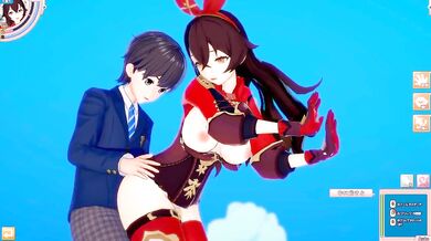 Amber Destroyed By Big Tits 3DCG Hentai Koikatsu Genshin Impact Bukkake Cumshot HD Porn