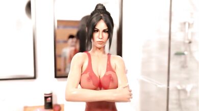 Amnesia Wet Tits Bathroom Ep23 Cartoon Sex Game Blonde MILF Amateur