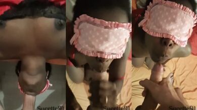 Black Ebony Girl French Amateur Blowjob Facial Cumshot Gets Sucked Big Cock Destroyed Gushing