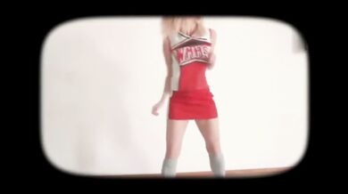 Petite Blonde Cheerleader Destroyed Her Pervy Coach Audition With Reverse Cowgirl Dildo Riding Masturbation