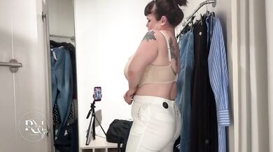Big Bust Plus Size Try On Haul Apron Belly Struggles Exclusive Verified Models